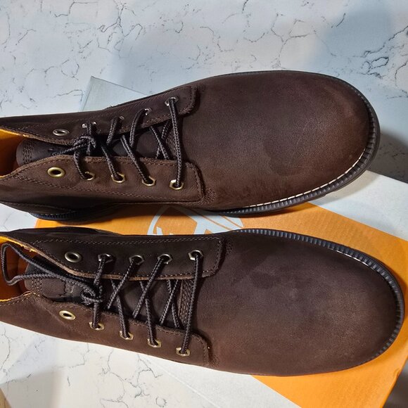 Timberland Men's Redwood Falls Waterproof Chukka Boot Soil SIZE 12 NEW - Picture 4 of 13